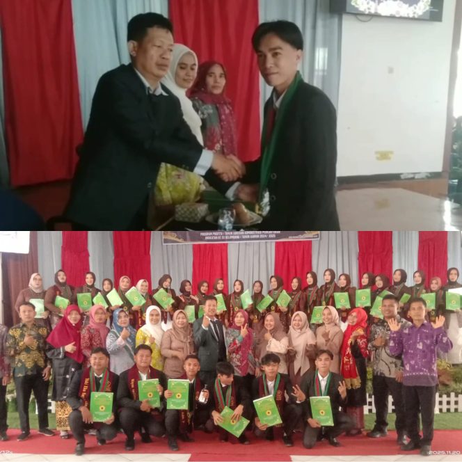 
 LPK Moderen Mandiri Group (MMG) Gelar Wisuda D1 Komputer Angkatan ke 20 Tahun 2025, Wisudawan/wisudawati di Gedung Serba Guna SD Model Kota Argamakmur