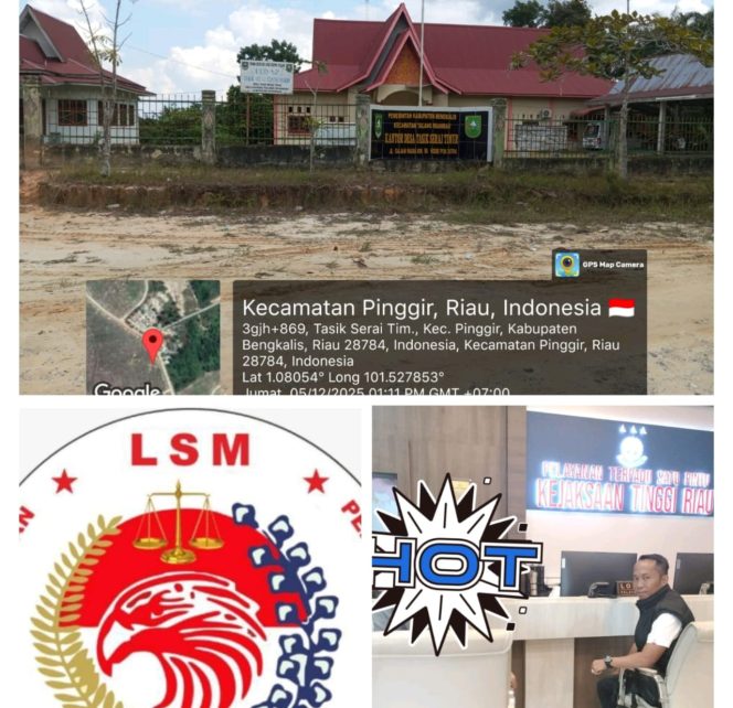 
 Dumas Desa Tasik Serai Timur Diwakilkan LSM GIB, Tersampaikan ke Kejati Riau