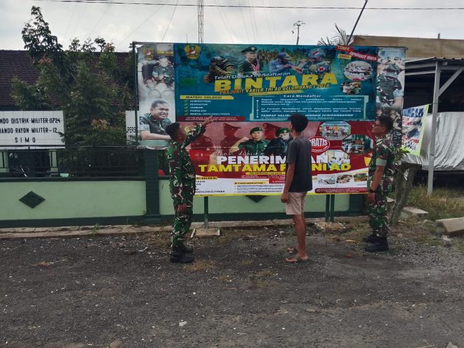 
 Jaring Generasi Muda Berkualitas, Kodim 0724/Boyolali Gencarkan Kampanye Rekrutmen TNI AD