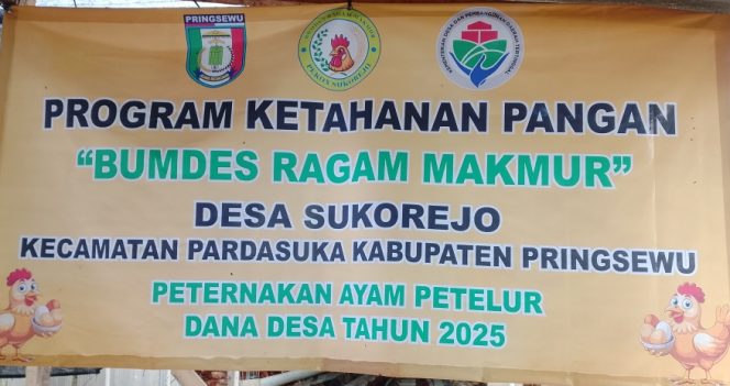 
 Ketahanan Pangan Di Pekon Sukorejo Pringsewu Cukup Maju